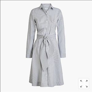 Tie-Waist J. Crew NWT Poplin Shirt Dress Sz 4